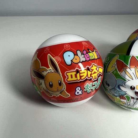 Vtg 1997 Pokémon Nintendo Surprise Ball Lot Of 3 Aladdin Brand RARE - Picture 2 of 7